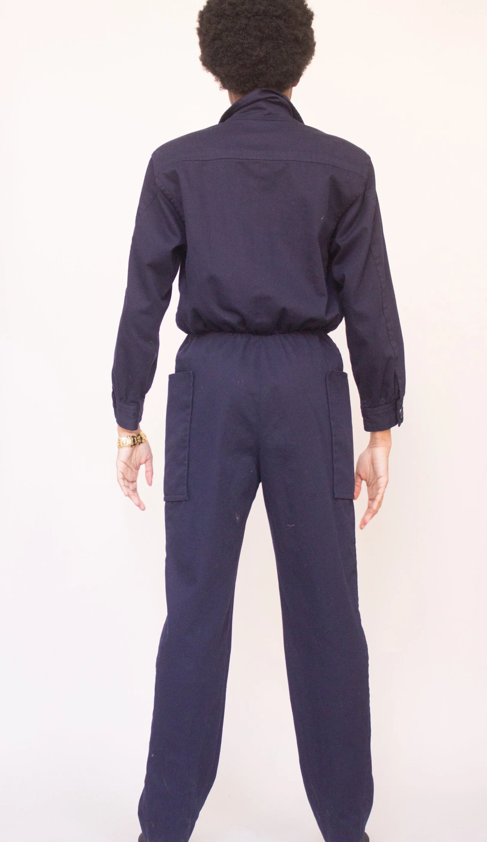Early 1980s YSL Cotton Zip Up Jumpsuit — Wayward Collection